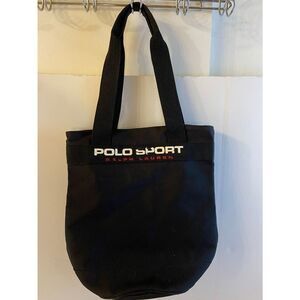 Y2K Black‎ Ralph Lauren sport 12x13”